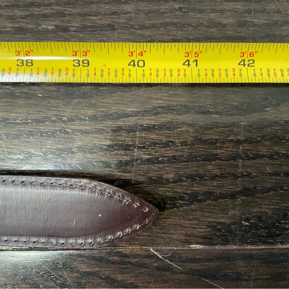 Bontoni Chocolate Calf Leather Belt - Picture 7 of 7